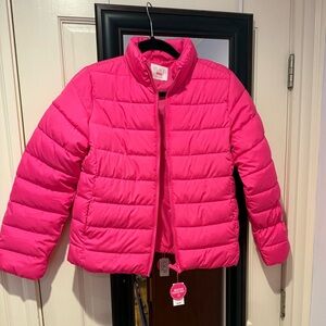 The Children’s Place Hot Pink Kids Puffer Jacket